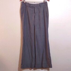 SLIGHTLY USED BANANA REPUBLIC MARTIN FIT PANTS SIZE 4 COLOR GRAY 85%WOOL 15%SILK